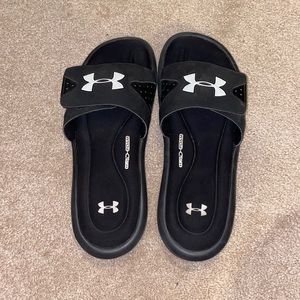 Black Mens Under Armour Slides